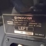 Pioneer S-C5 2way speaker system (pair)