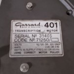 Gallard 401 + ortofon RMA-309 analog disc player
