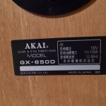 AKAI GX-650D open-reel tape recorder