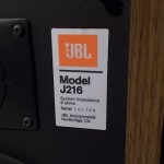 JBL J216 2way speaker system (pair)