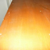 天板部および横部の塗装はフロントロード部と比較してはきれいに塗られています。