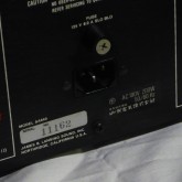 背面の製品表示です。当時の正規輸入品です。