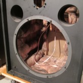 WF は 15inch 適合です。JBL製ユニットが装着可能です。(取付確認済)