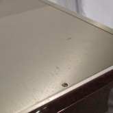 角付近の滲みの状態です。