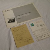 取扱説明書が付属しています。