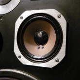 片方のミッドレンジのセンタードームにダメージがありますが、正常動作を確認済です。