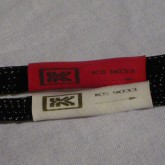 ケーブル中間部の製品表示の拡大写真です。
