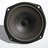 もう一つのユニットもコーン中央付近にダメージがありますが、動作・音質上の不具合はありません。