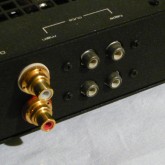 preout 端子が WBT製 WBT-0201 に交換されています。安定したコンタクトが期待できます。