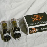 出力管は Golden Dragon  2A3premium / MP です。真空管元箱は付属しません。