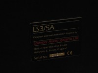 spendor  LS3/5a bi-wire  2way speaker systems