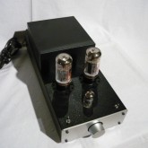 ドライバー用の 12AX7 ×1 と出力管 6L6GC × 2 で構成されています。