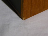 角部の小さなダメージの写真です。