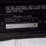 Accuphase C-220 phono equalizer
