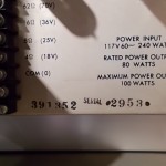 ALTEC 1569A tube monaural power amplifier (pair)