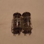 General Electric 12AX7 high-μ twin triode (pair)