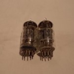 General Electric 12AX7 high-μ twin triode (pair)