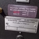 counterpoint SA-220 stereo power amplifier