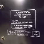 ONKYO SL-307 powered sub woofer