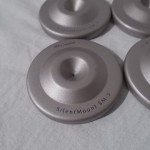 Aandante Largo Silent Mount SM-5(silver) spike foot mount base (4pcs)