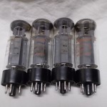 Amperex(Mullard) EL34/6CA7 pentode power tube (matched quad)