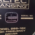 ALTEC 288-16K HF transducer (pair)