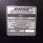 BOSE 401T 2way 3speaker system (pair)