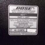 BOSE 401T 2way 3speaker system (pair)
