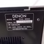 DENON POA-8000 monaural power amplifier (pair)