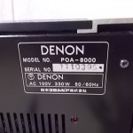 DENON POA-8000 monaural power amplifier (pair)