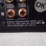STAX CA-Y stereo preamplifier