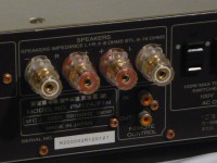 スピーカー出力はドイツの WBT 製端子が採用されています。